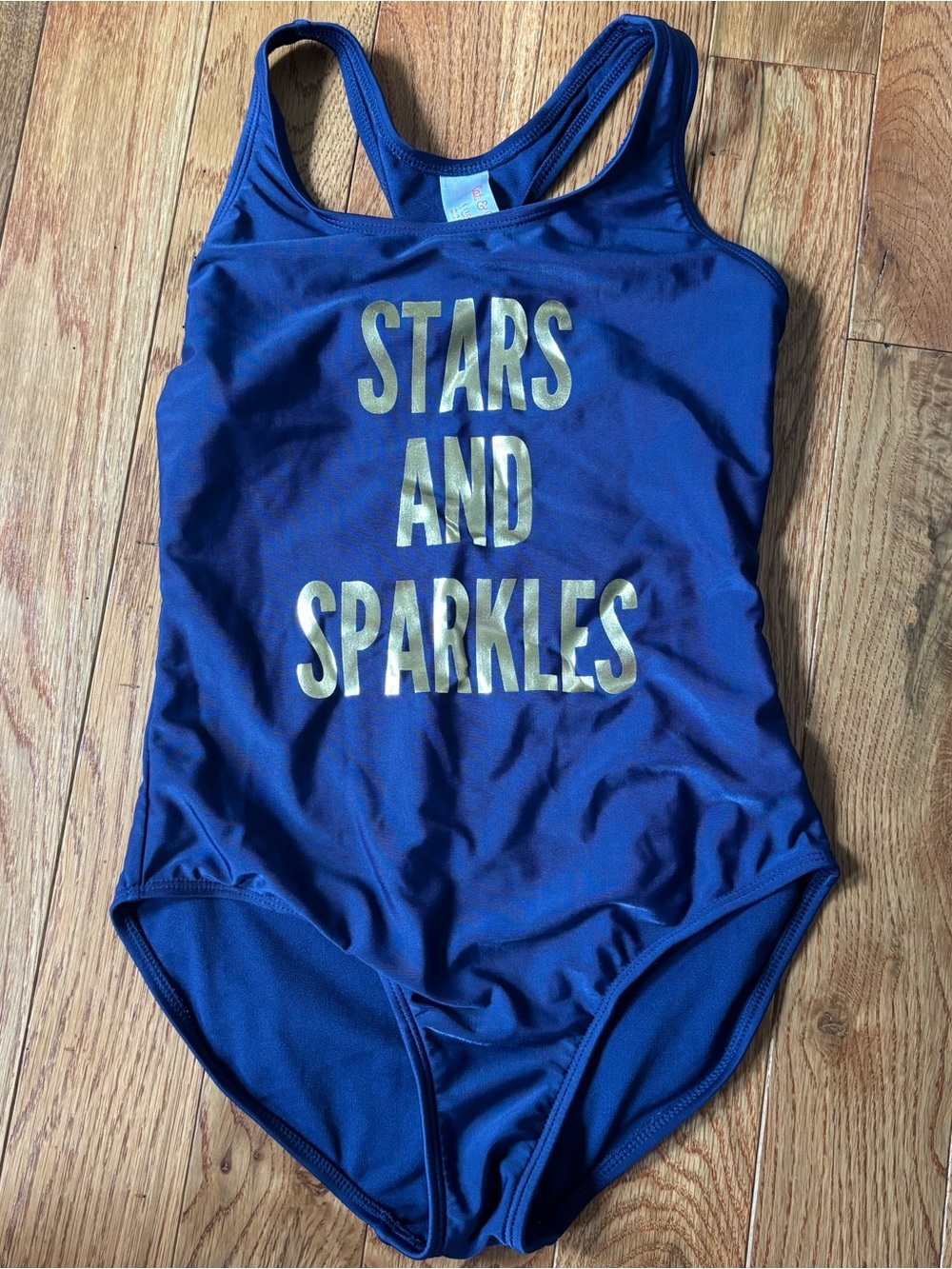 Cat & Jack Girls Navy Blue "Stars and Sparkles" One Piece